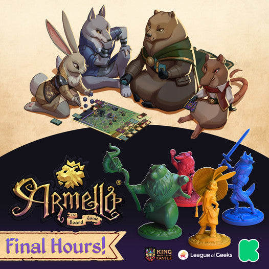 Last 24 hours for ARMELLO The Board Game!