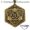 D20 Crits or Fails Medallion