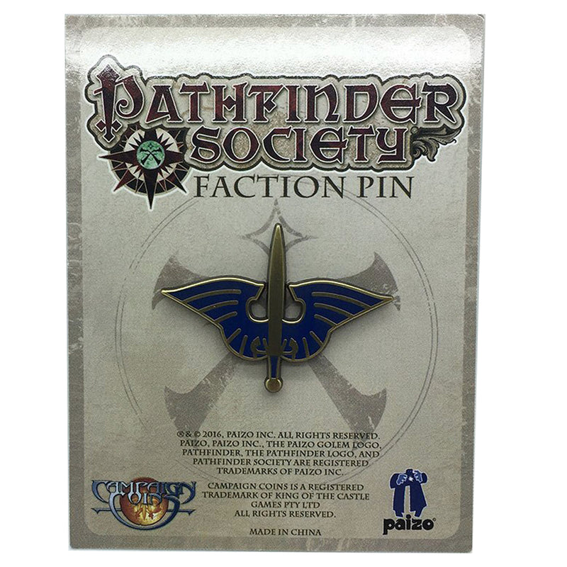 Pathfinder Society Faction Pin - Liberty's Edge