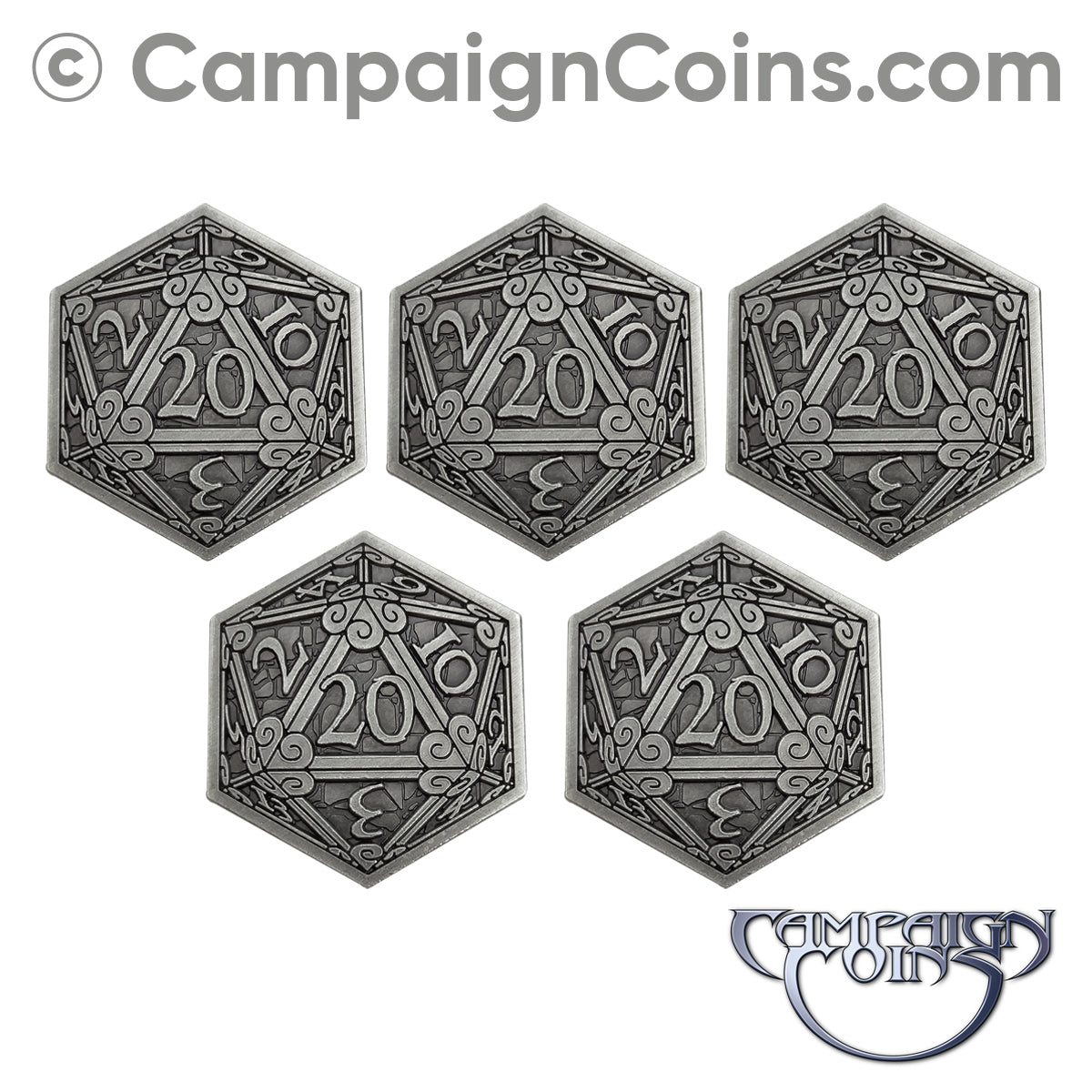 Coin D&D D20