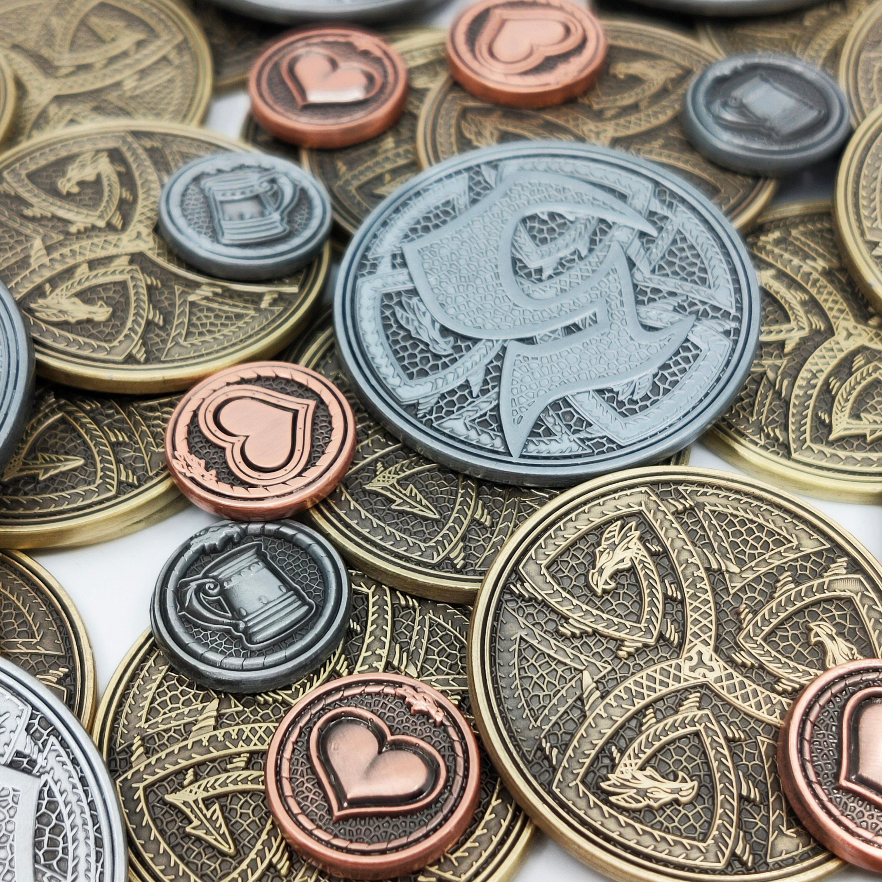 Coin Set Game Board Game Coins