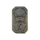 5-Gold Absalom Pathfinder coins (10)