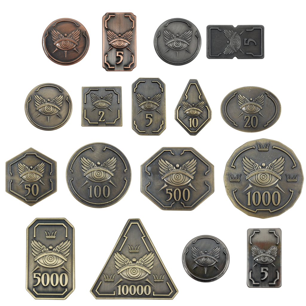 Coin Collecto File Collector Coin Pack - Absalom Pathfinder coins (17)