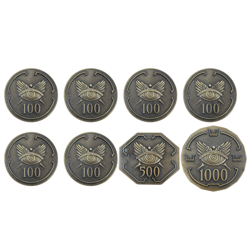 High Gold Coin Pack - Absalom Pathfinder coins (8)