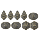 Mid Gold Coin Pack - Absalom Pathfinder coins (9)