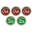 Red Dragon Inn Gambling In-Out Tokens (5)