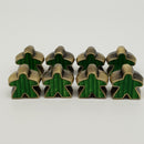 Deluxe Metal Meeples - Green (8)
