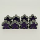 Deluxe Metal Meeples - Purple (8)