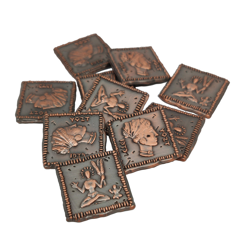 RuneQuest Copper Clack coins (10)