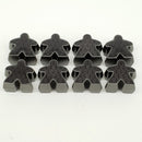 Deluxe Metal Meeples - Black (8)