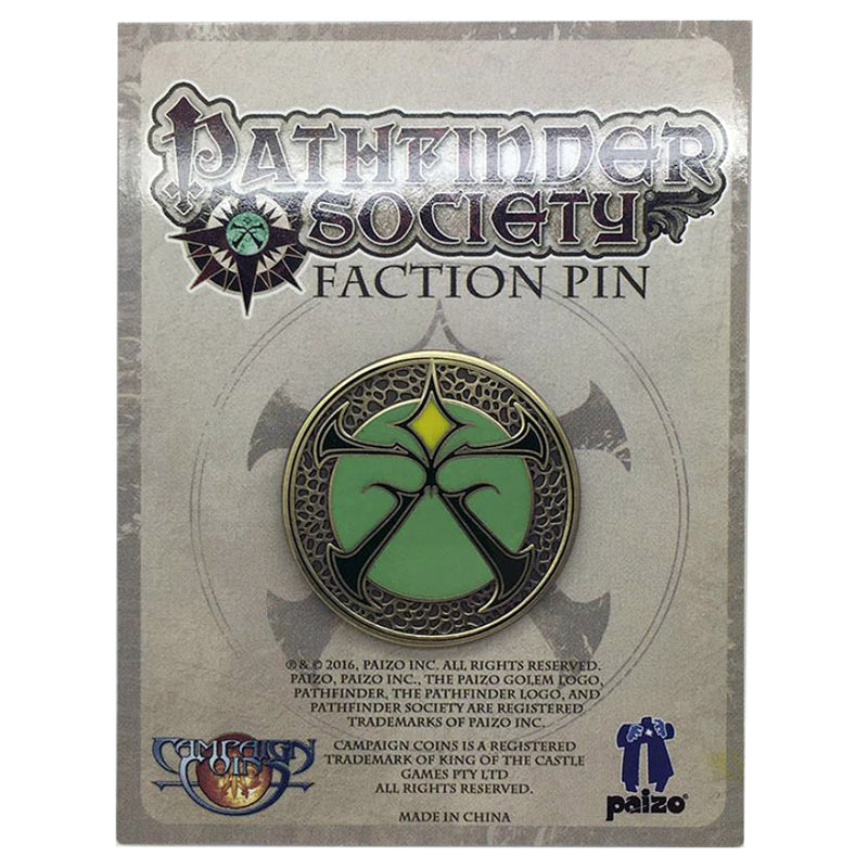 Pathfinder Society Faction Pin - Grand Lodge