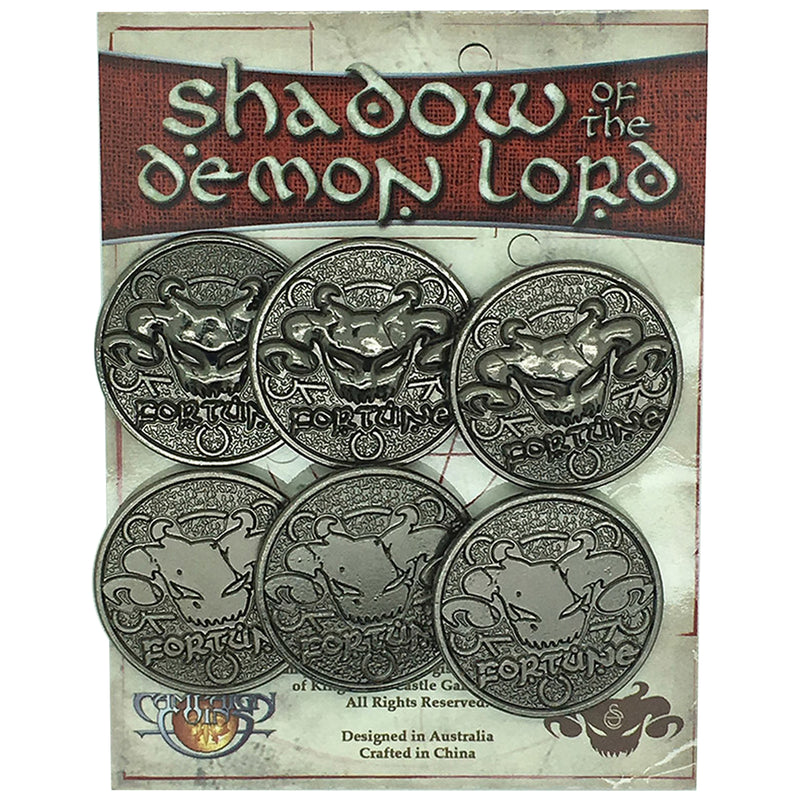 Shadow of the Demon Lord Fortune Tokens (6)