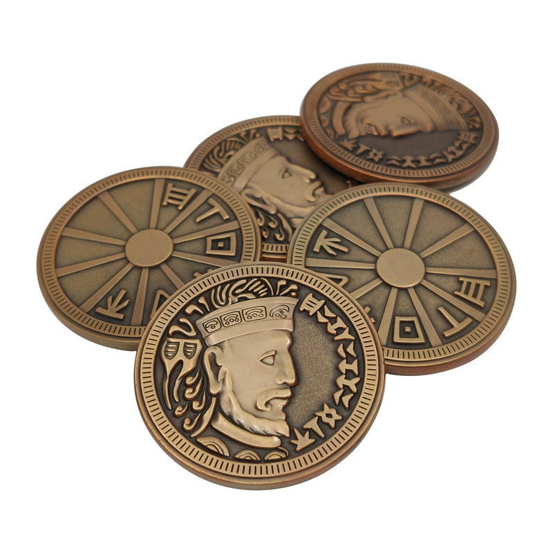RuneQuest Gold Wheel coins (5)
