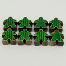 Deluxe Metal Meeples - Green (8)