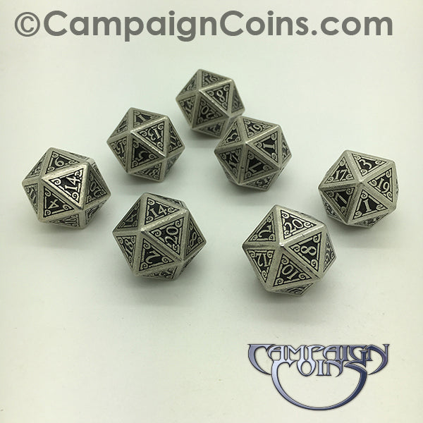 D20 Metal Die