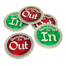 Red Dragon Inn Gambling In-Out Tokens (5)