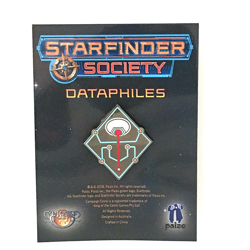 Starfinder Society Faction Pin - Dataphiles