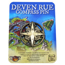 Deven Rue Compass Pin