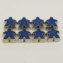 Deluxe Metal Meeples - Blue (8)