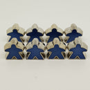 Deluxe Metal Meeples - Blue (8)