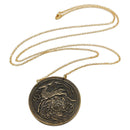 Blue Rose Golden Hart pendant