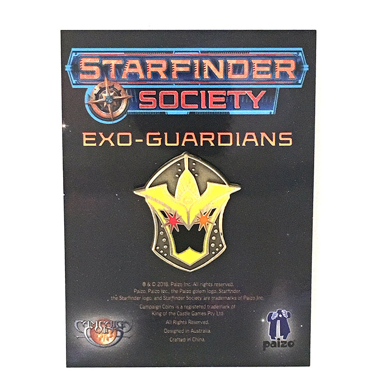 Starfinder Society Faction Pin - Exo-Guardians