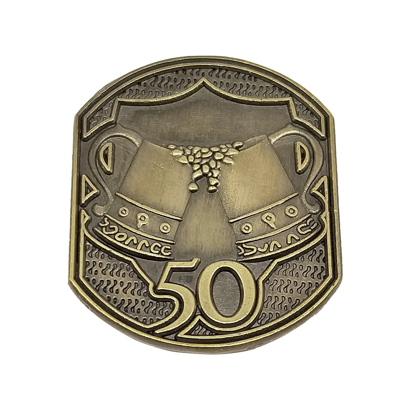 50-Gold coins (10)
