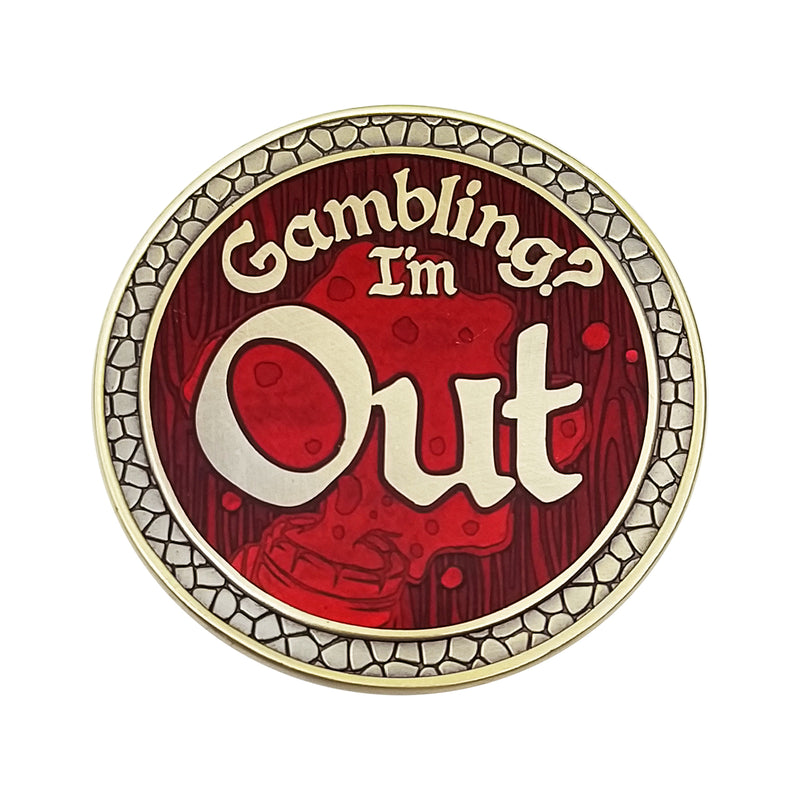 Red Dragon Inn Gambling In-Out Token (single)