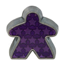 Deluxe Metal Meeples - Purple (8)