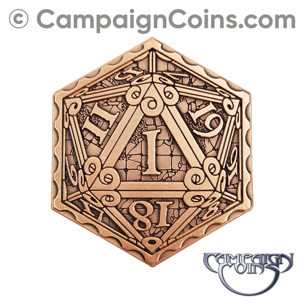 Dungeons & Dragons Limited Edition D20 Coin